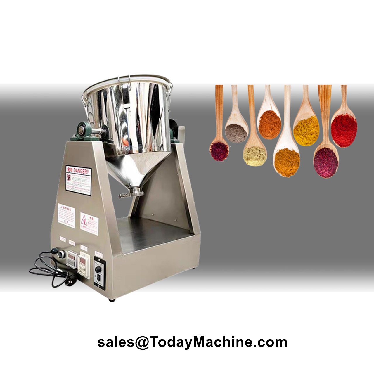 Dried Fruit - Food Grade Rotary Drum Mixer for