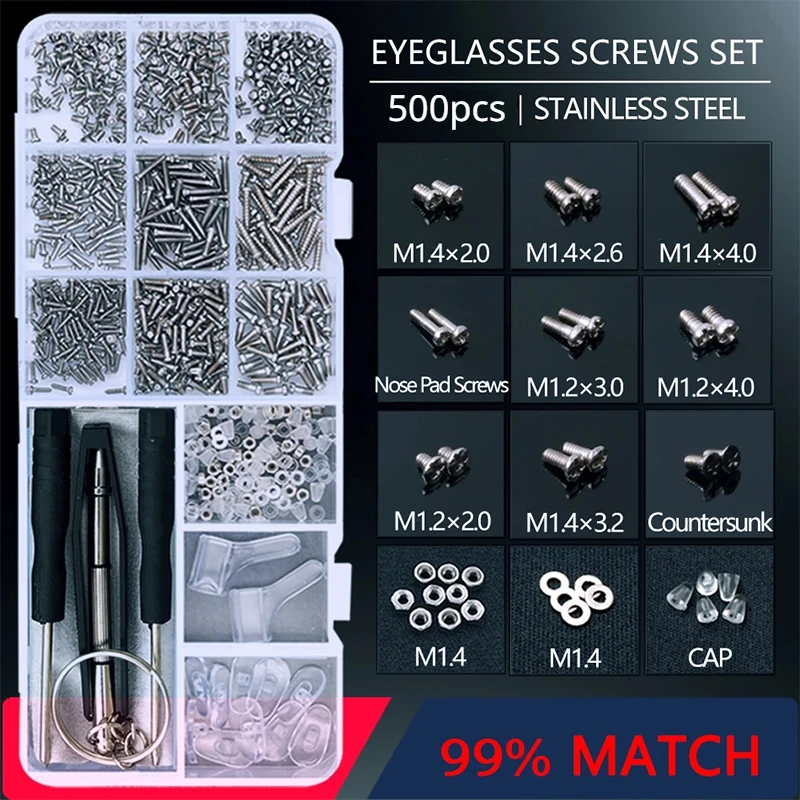 500pc Eyeglasses Sunglasses Re - огляд і ціна Nuts Mix