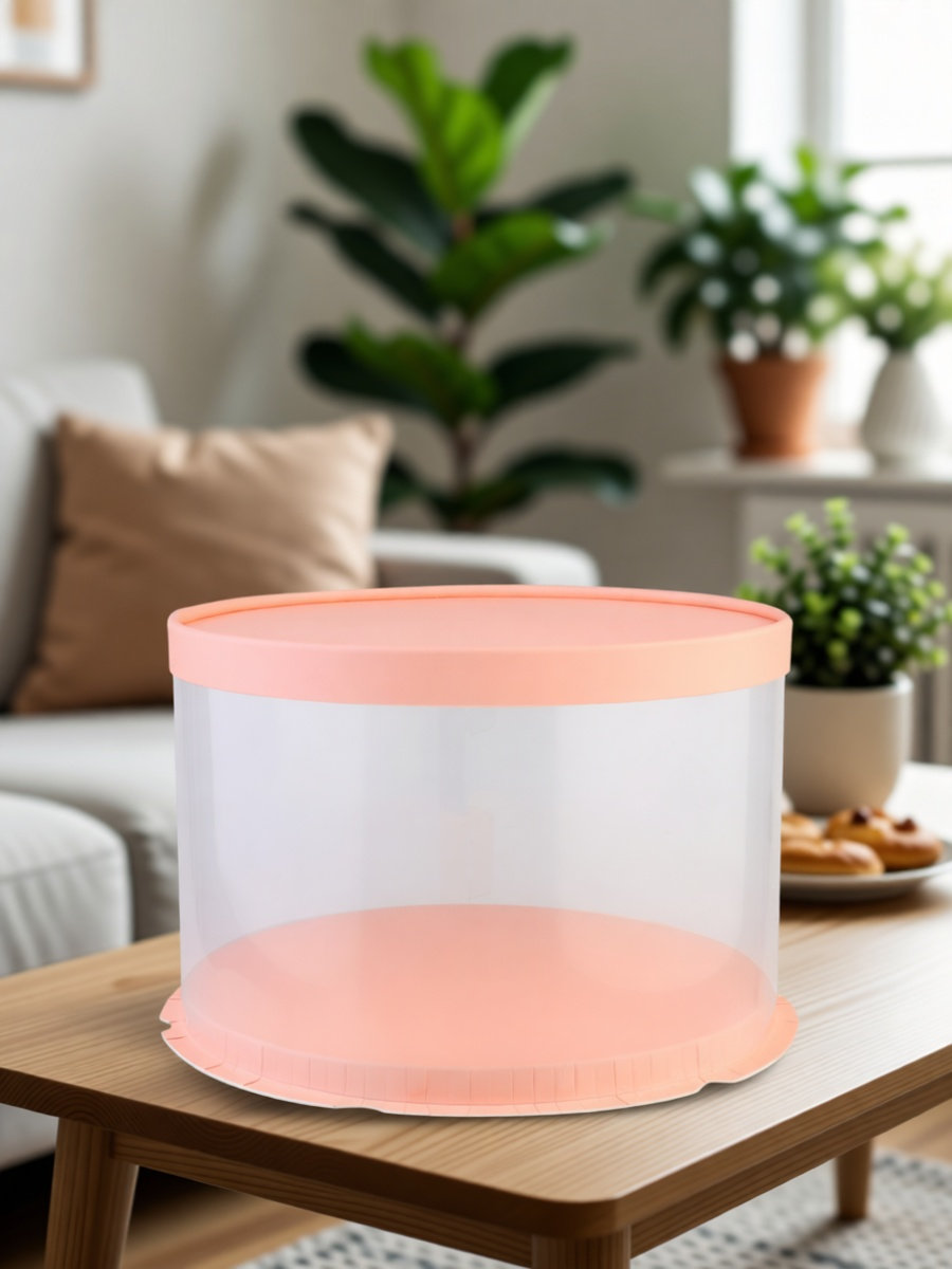 1Pcs Cake Box Paper Lid Plasti - огляд і ціна Cookies Pack