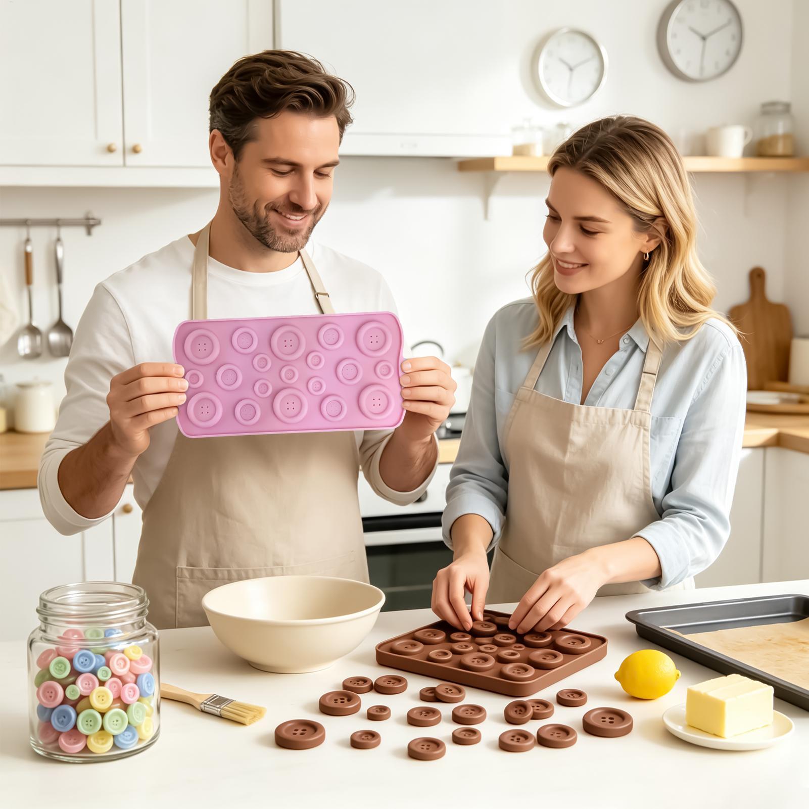 19 Cavity Button Chocolate Mol - огляд і ціна Gummy Candy