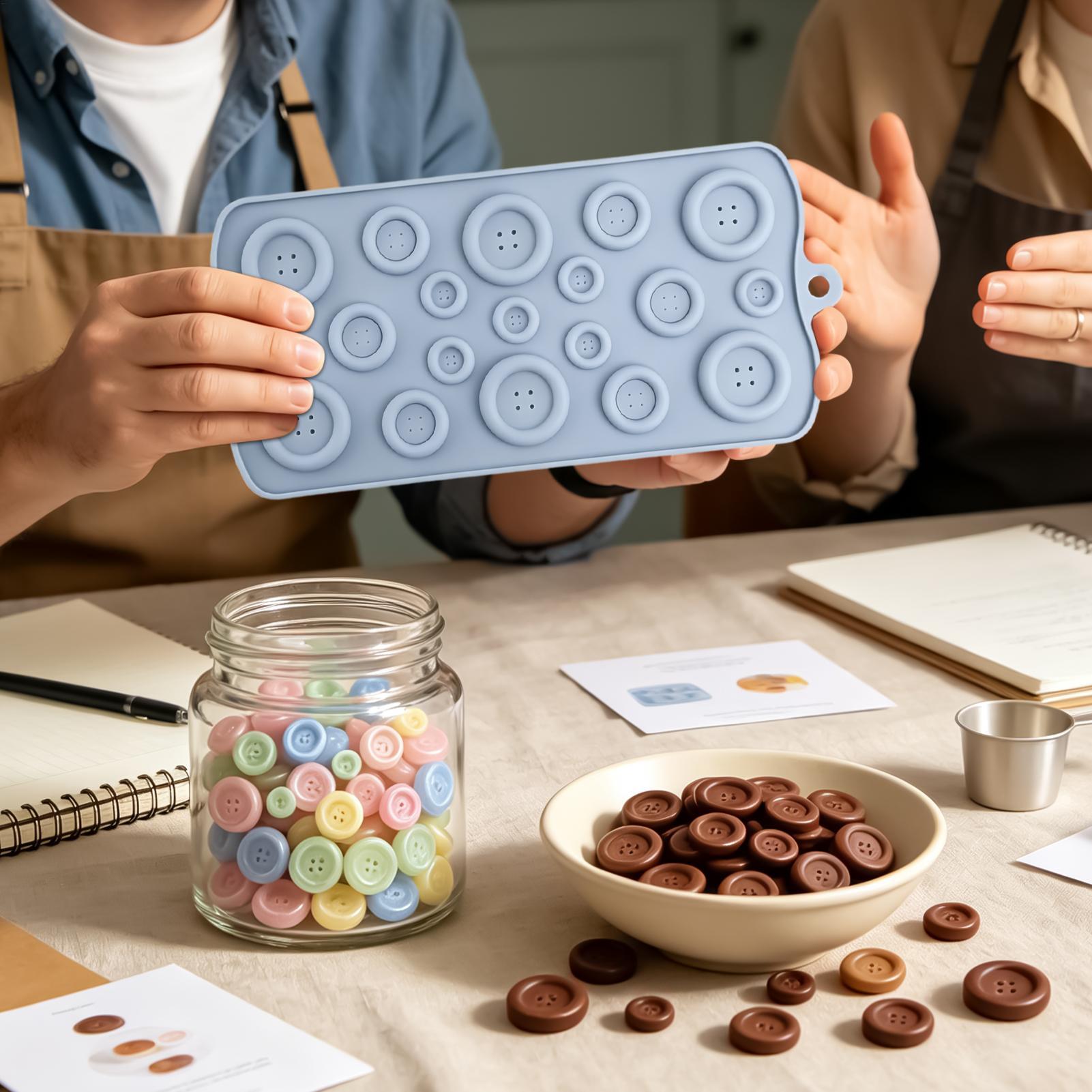 19 Cavity Button Chocolate Mol - огляд і ціна Gummy Candy