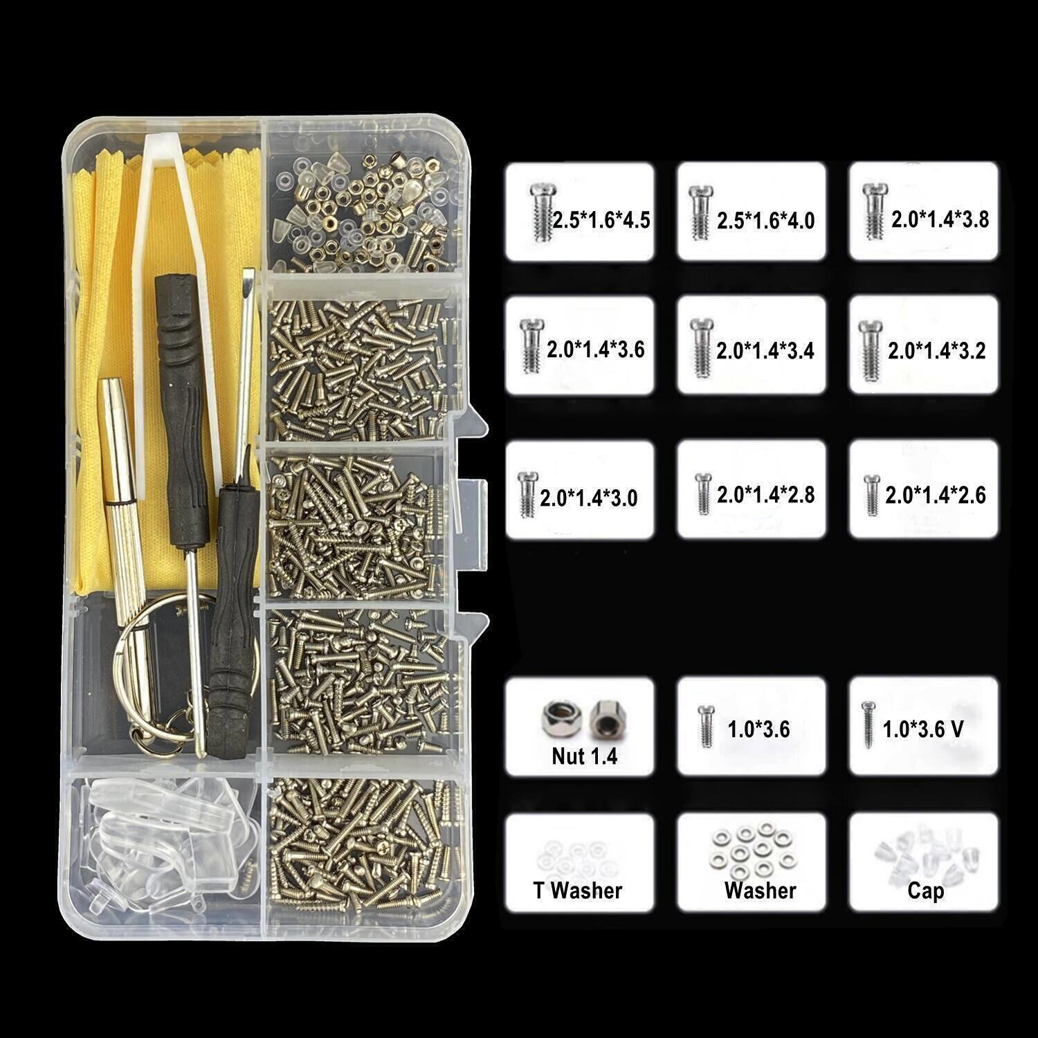 500 Pcs Eyeglasses Sunglass Re - огляд і ціна Nuts Mix
