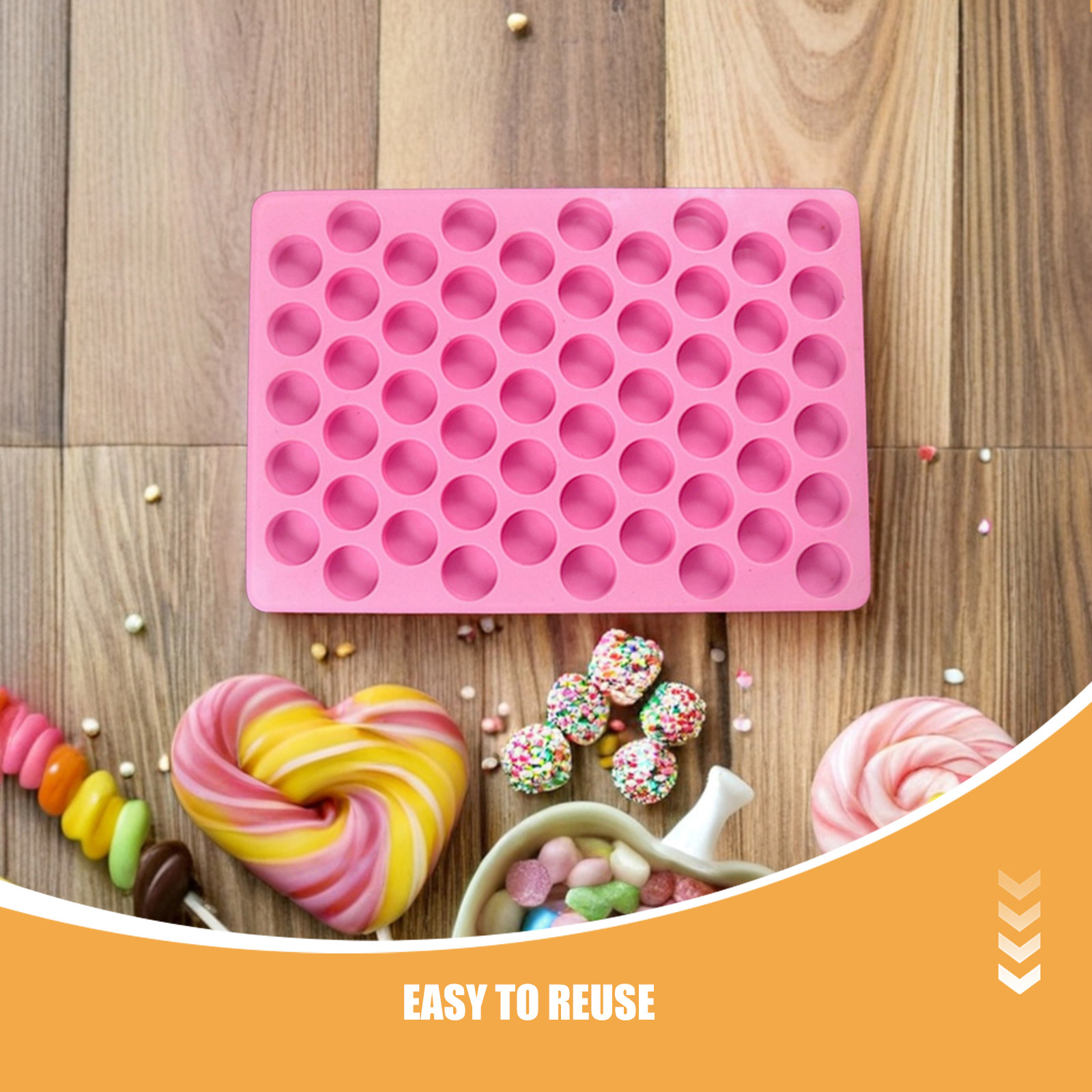 2Pcs Silicone Circle Molds Dia - огляд і ціна Gummy Candy