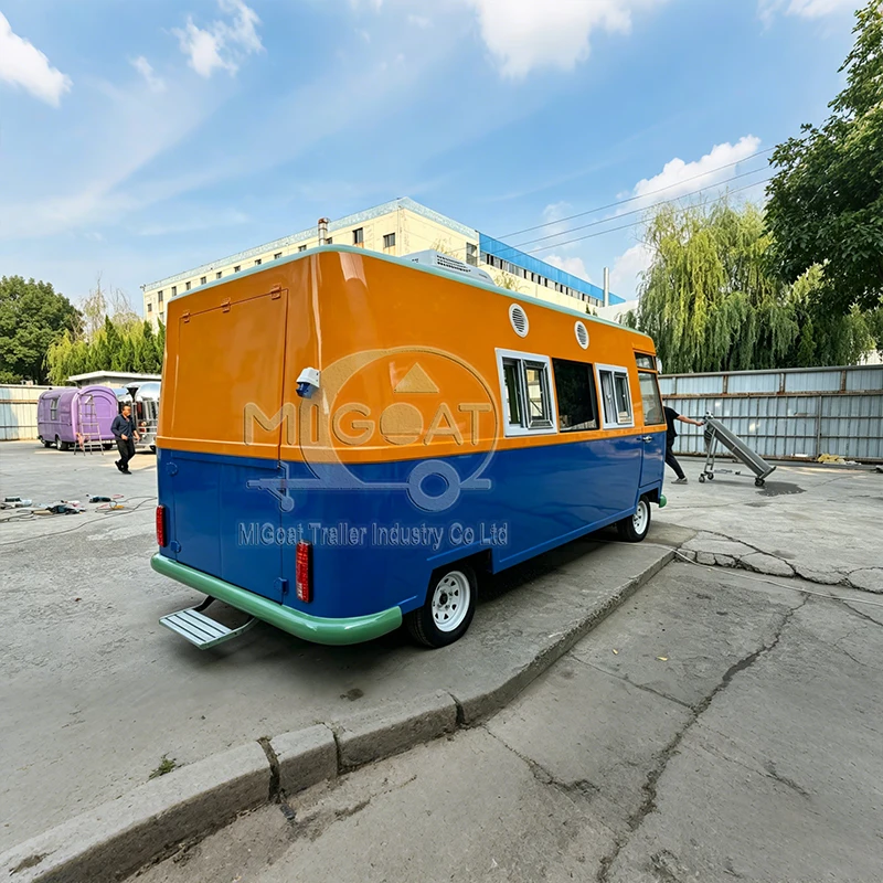 Commercial Mobile Food Van wit - огляд і ціна Food Snacks Catering