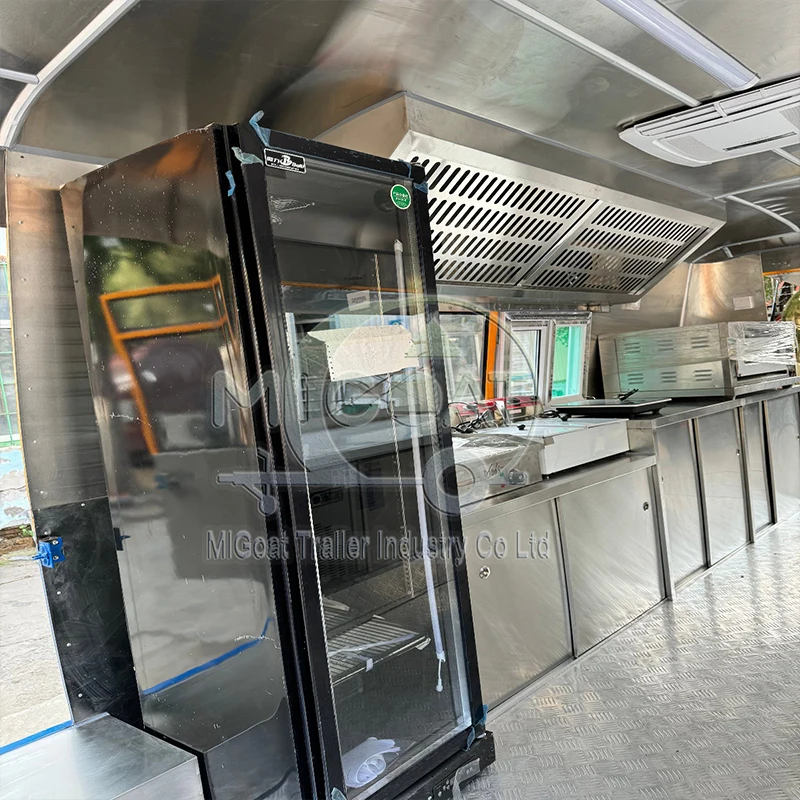 Commercial Mobile Food Van wit - огляд і ціна Food Snacks Catering