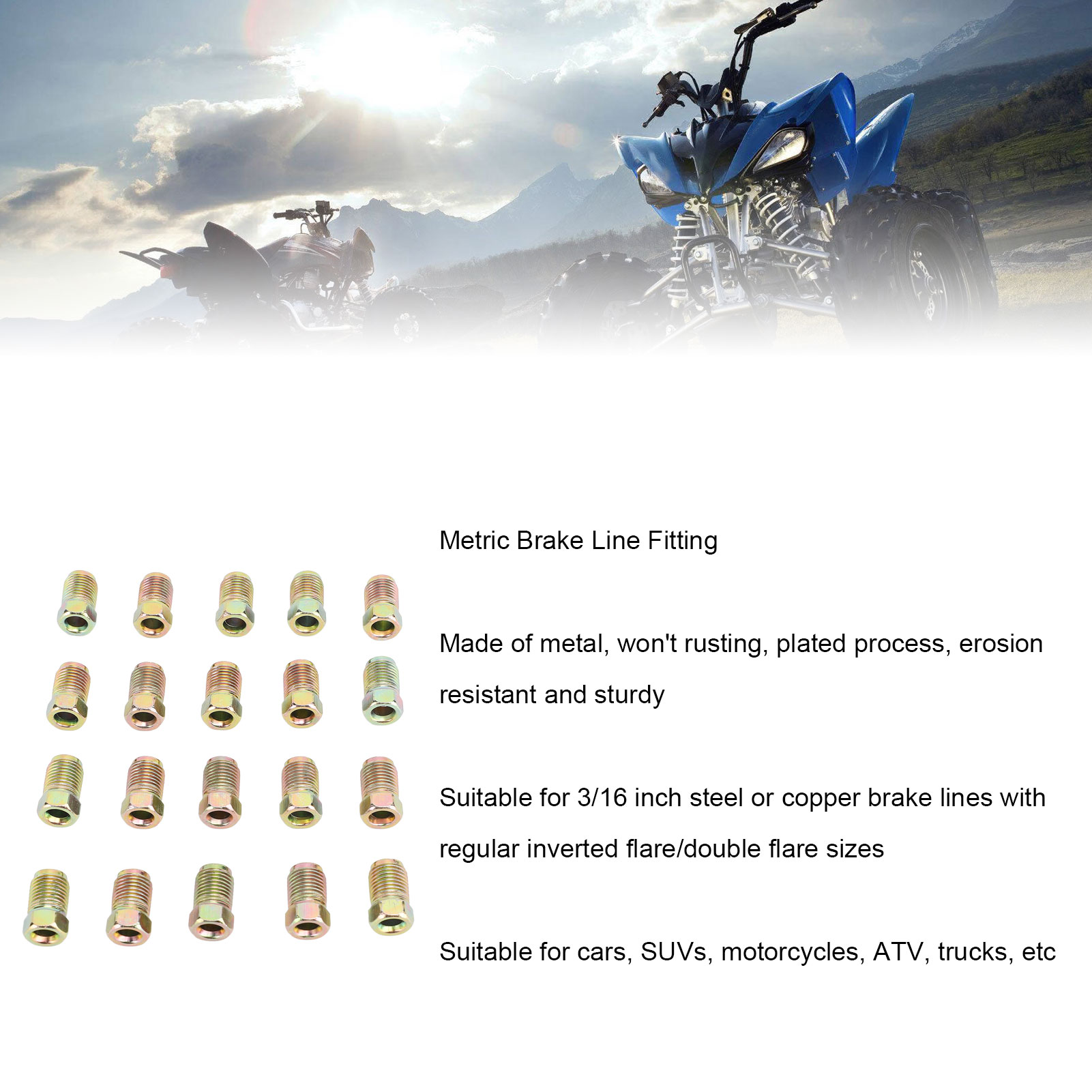 Brake Line Fittings Assortment - огляд і ціна Nuts Mix