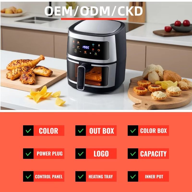 Wholesale 10L Black Air Fryer  - огляд і ціна Healthy Snacks Food