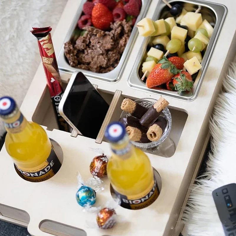Rectangle Bamboo Tray Desktop  - огляд і ціна Food Snacks Drinks