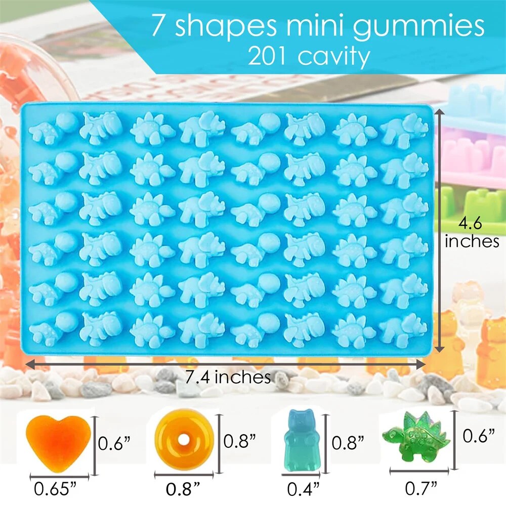 Gummy Bear Molds Silicone Mini - огляд і ціна Gummy Candy