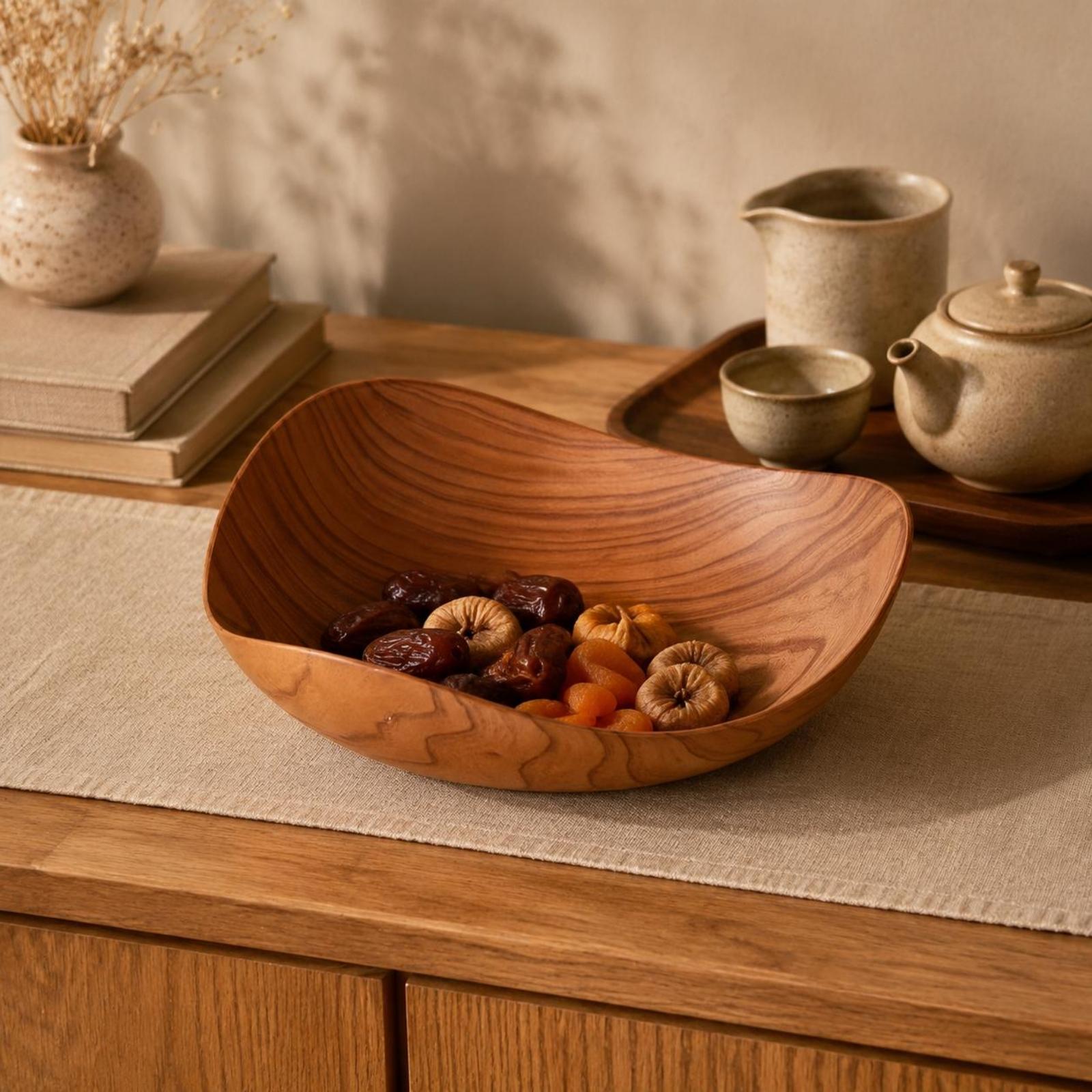 Wood Grain Plastic Fruit Platt - огляд і ціна Dried Fruit