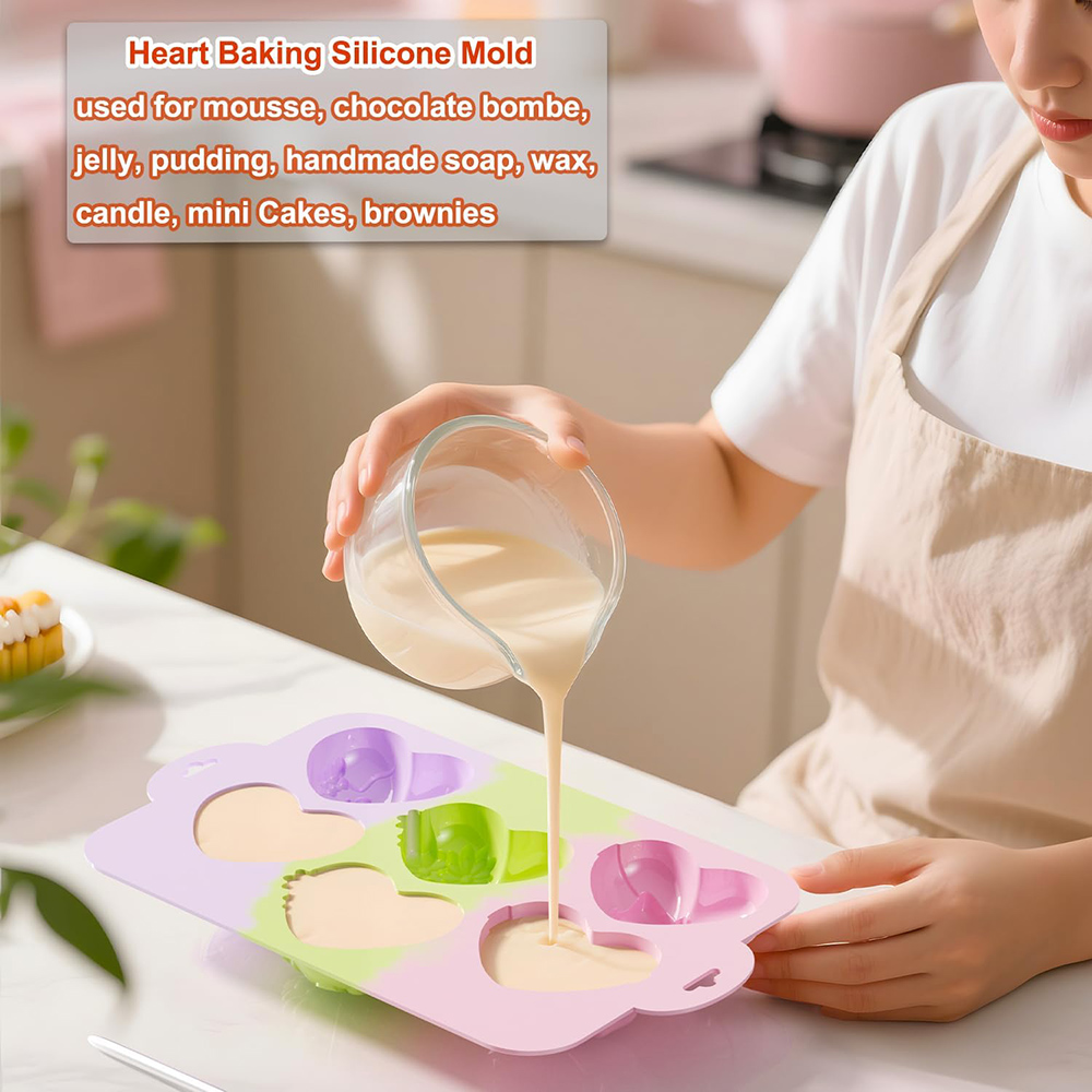 Heart Silicone Molds Chocolate - огляд і ціна Gummy Candy
