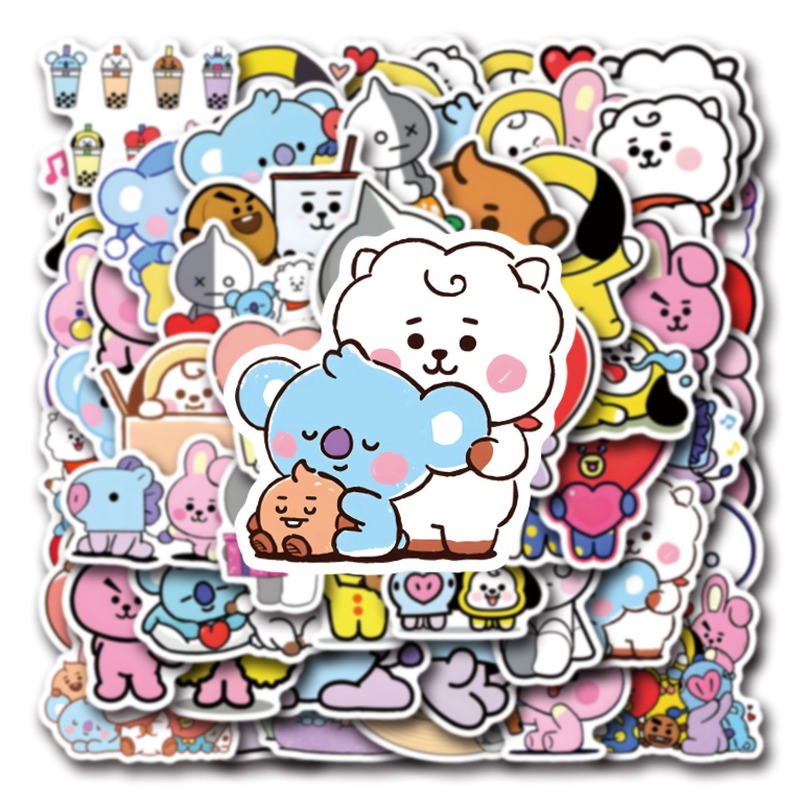 100/200PCS BT21 Chimmy Cooky k - огляд і ціна Cookies Pack