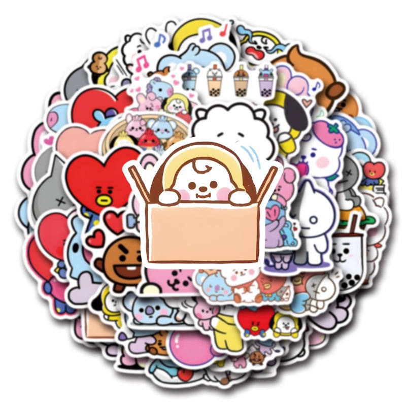 100/200PCS BT21 Chimmy Cooky k - огляд і ціна Cookies Pack
