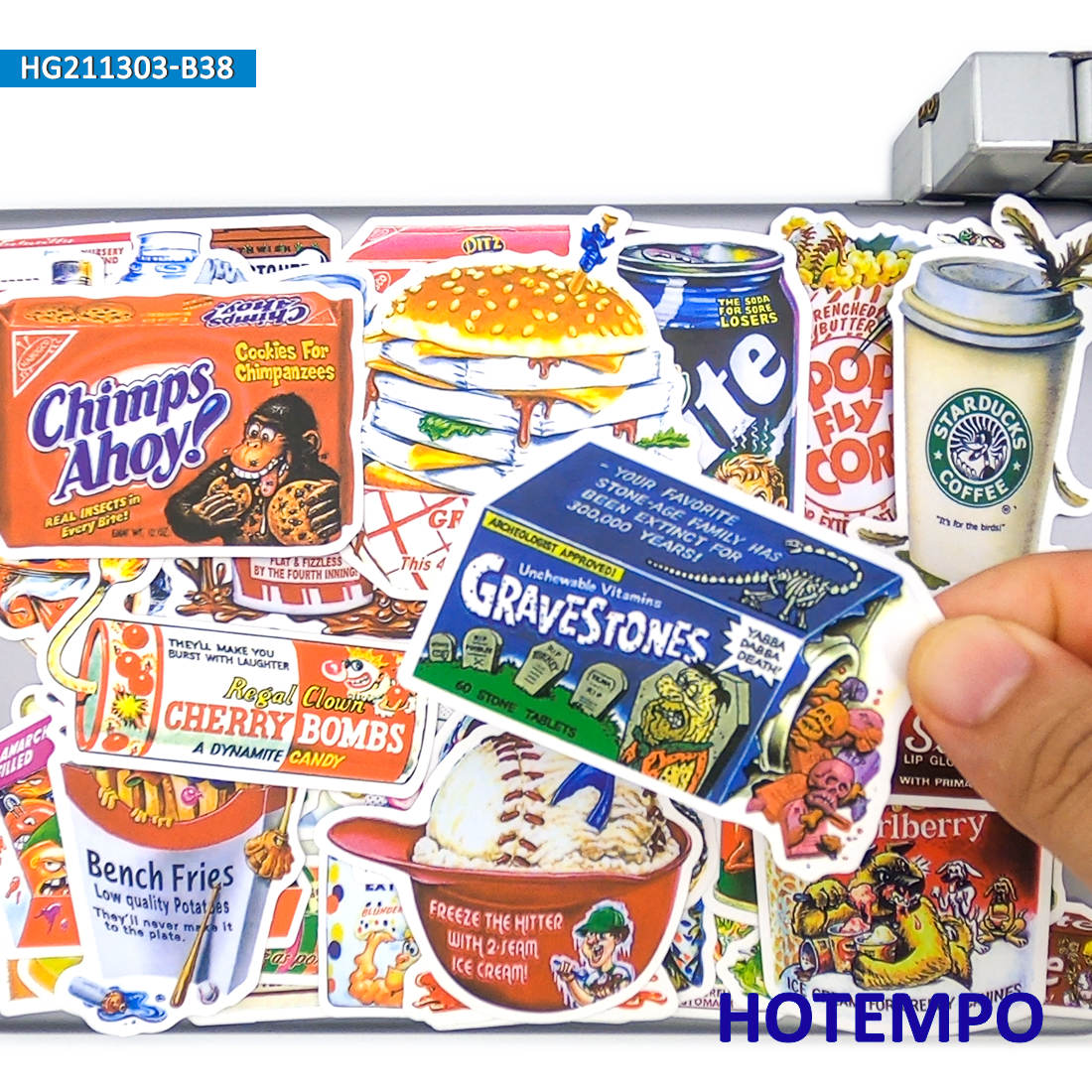 38PCS Snack Drink Food Spoof O - огляд і ціна Food Snacks Drinks