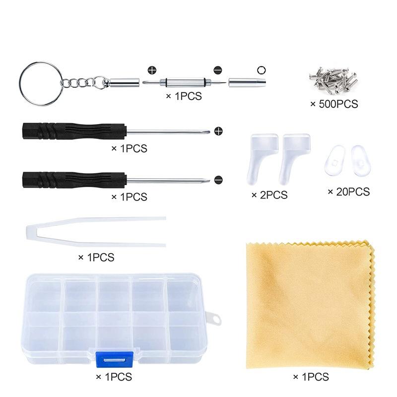 New·500Pcs/set Eyeglasses Sung - огляд і ціна Nuts Mix