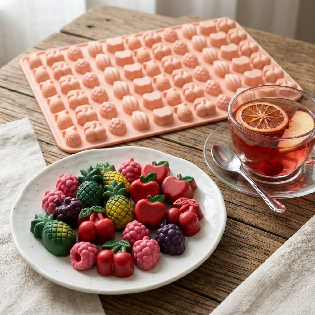 Gummy Fruit Molds, BPA Free Fo - огляд і ціна Gummy Candy