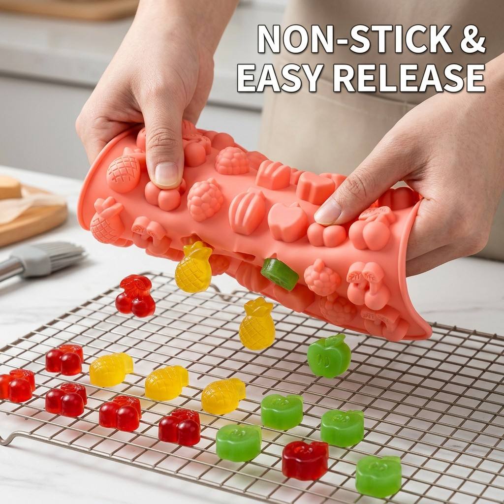 Gummy Fruit Molds, BPA Free Fo - огляд і ціна Gummy Candy