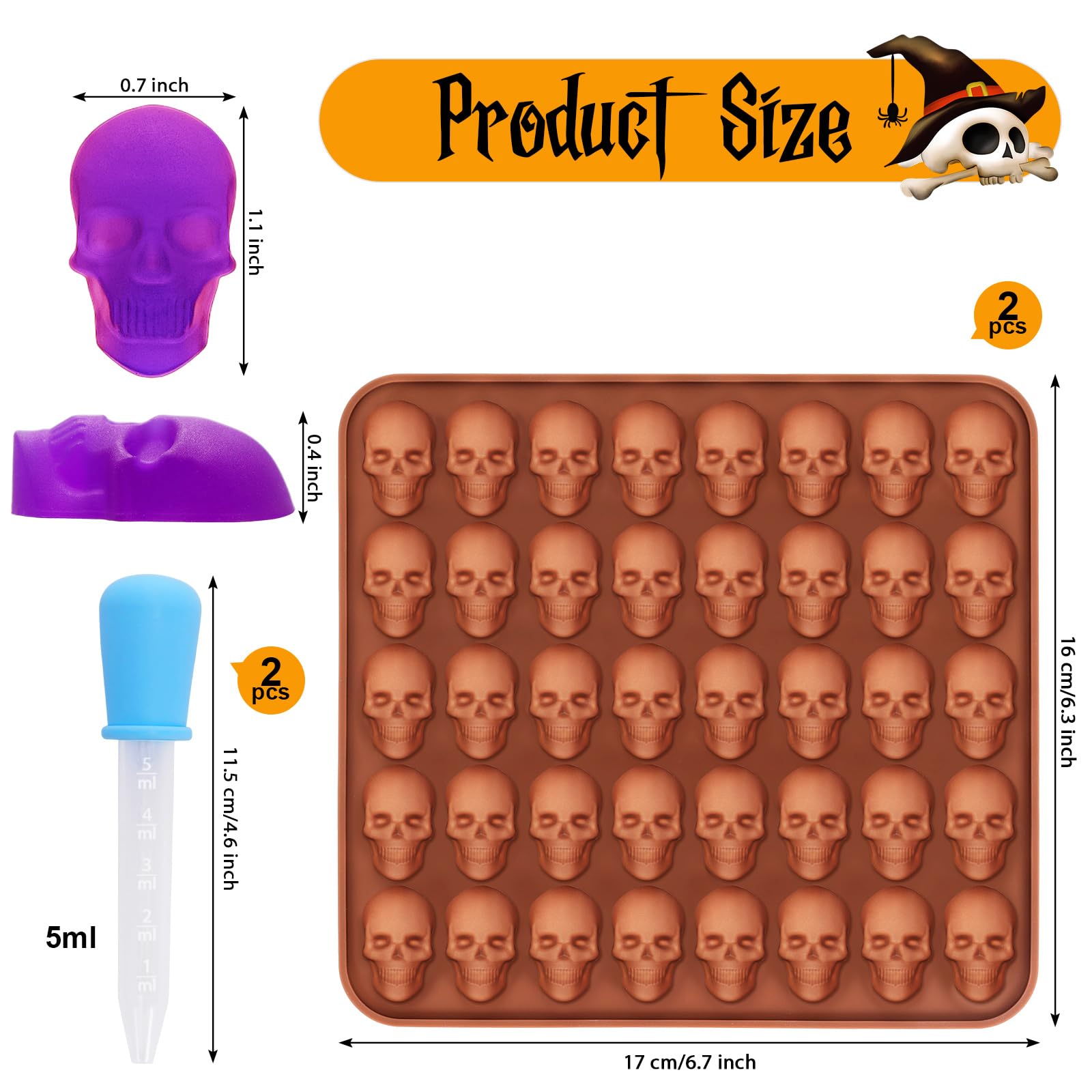 1-2 Pack Mini Skull Gummie Cho - огляд і ціна Gummy Candy