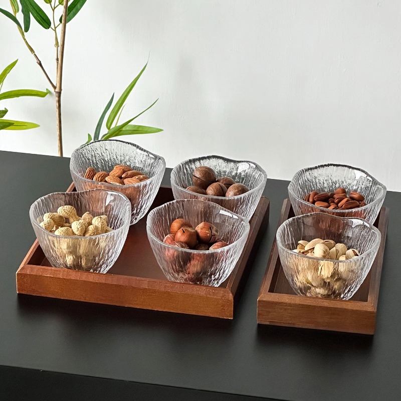 Clear Glass Cups Divided Nut T - огляд і ціна Dried Fruit