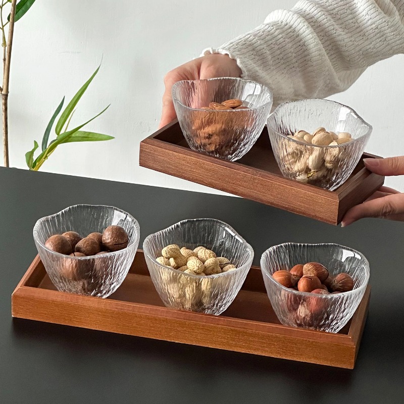 Clear Glass Cups Divided Nut T - огляд і ціна Dried Fruit