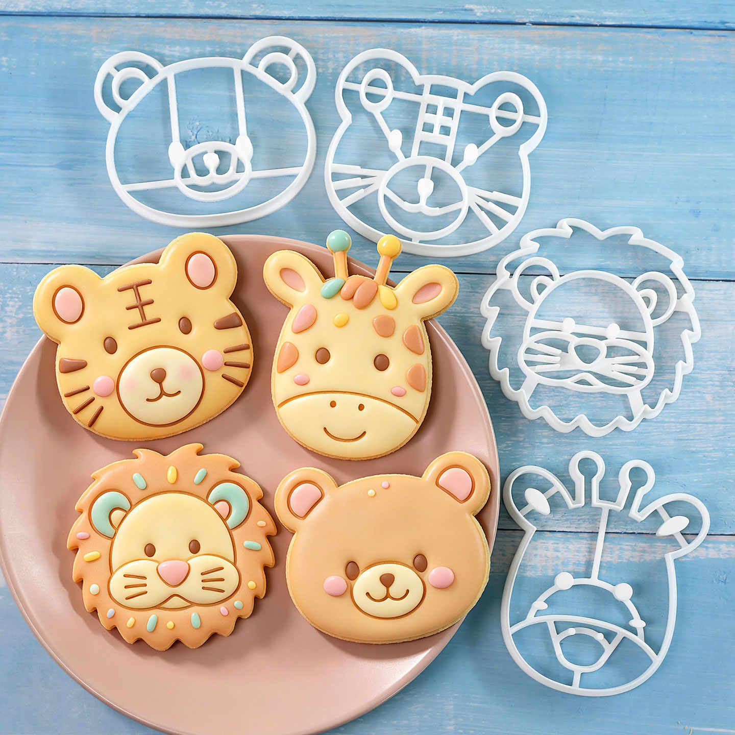 4 Pcs Animal Cookie Cutters Se - огляд і ціна Cookies Pack