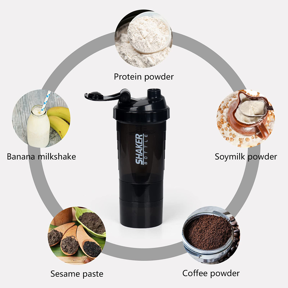3 Layers Shaker Protein Bottle - огляд і ціна Protein Bar