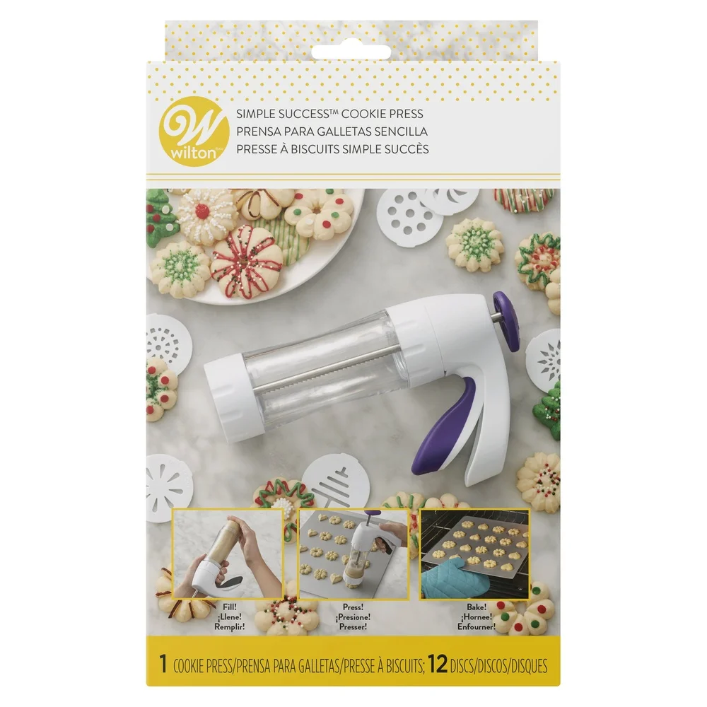 Ergonomic Cookie Press 13-Piec - огляд і ціна Cookies Pack