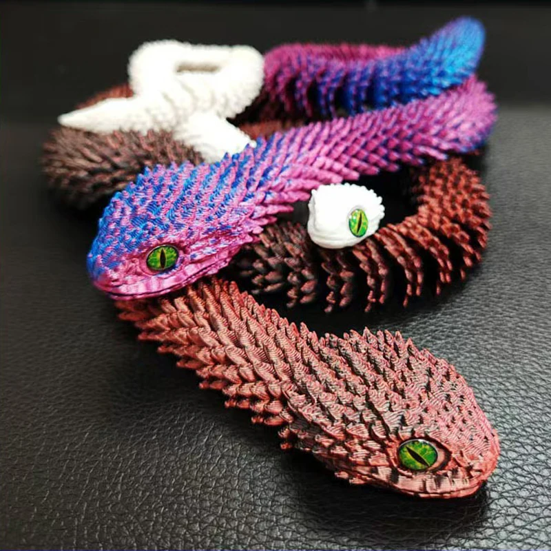 3D Printed Snake Movable Joint - огляд і ціна Gummy Candy