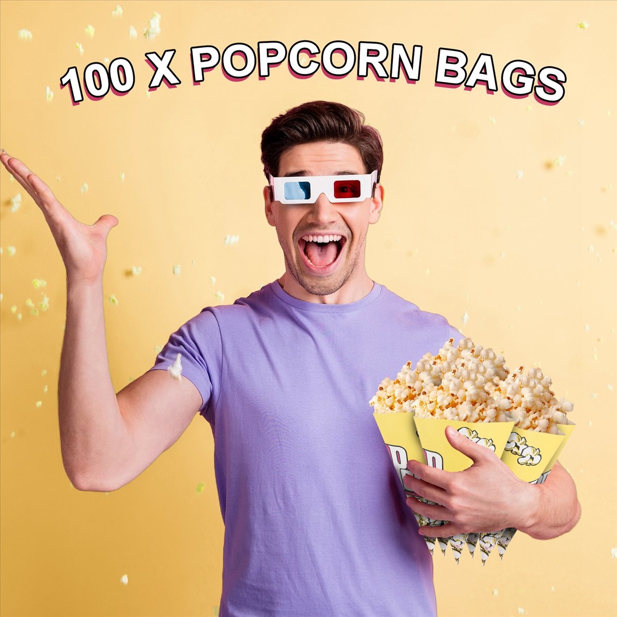[Promotions]100X popcorn bags  - огляд і ціна Popcorn