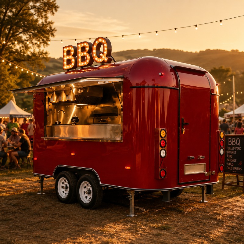 Food Truck Trailer Street Cate - огляд і ціна Food Snacks Catering