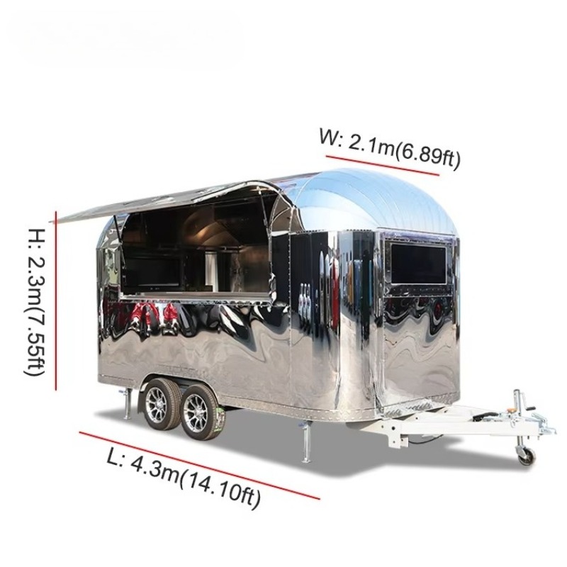 Food Truck Trailer Mobile Ice  - огляд і ціна Popcorn