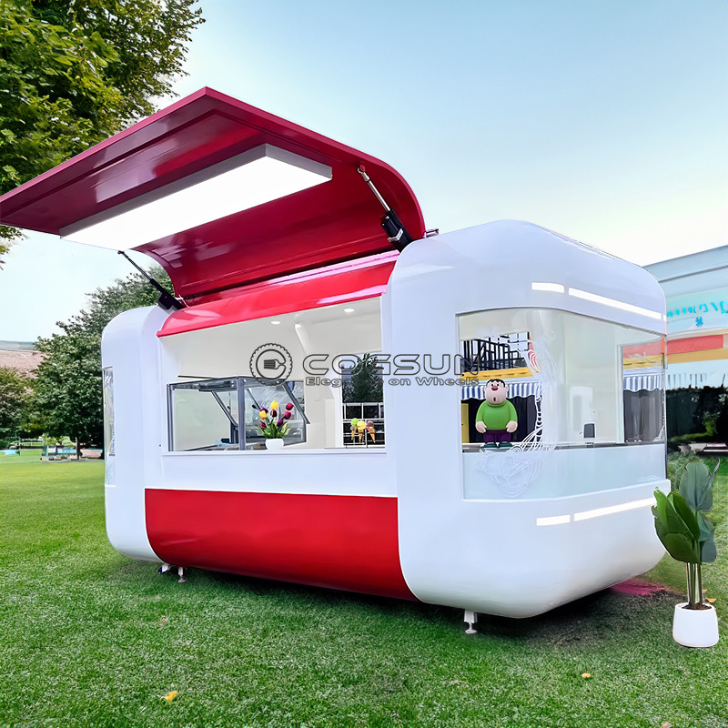 Street Mobile Food Trailer Piz - огляд і ціна Food Snacks Catering