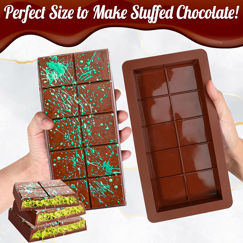 Chocolate Bar Molds Silicone B - огляд і ціна Protein Bar