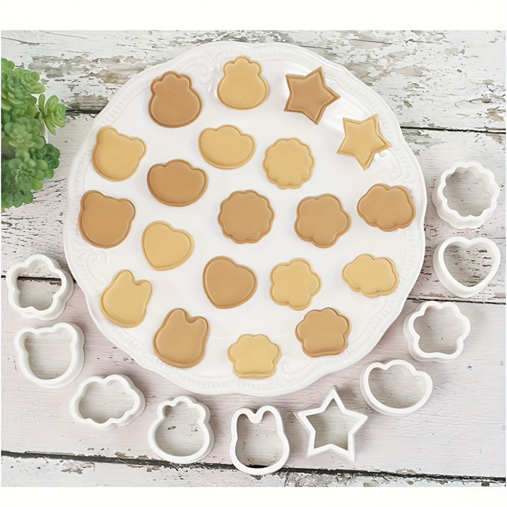 10Pcs Cookie Biscuit  Cutters  - огляд і ціна Cookies Pack