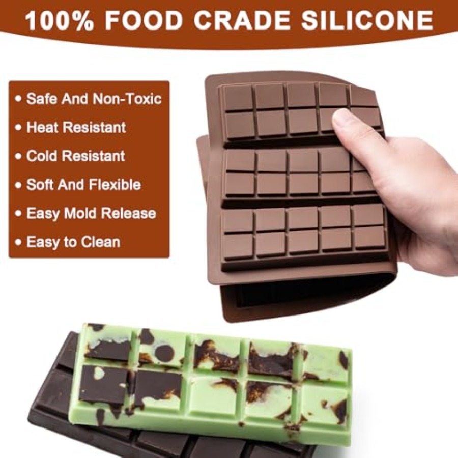 Chocolate Bar Mold Non-Stick C - огляд і ціна Chocolate Snack