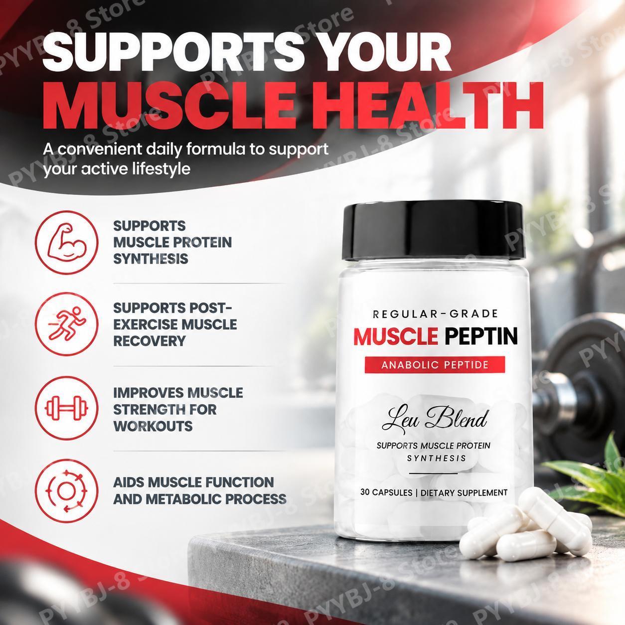 Muscle Peptin Leu Blend Capsul - огляд і ціна Protein Bar